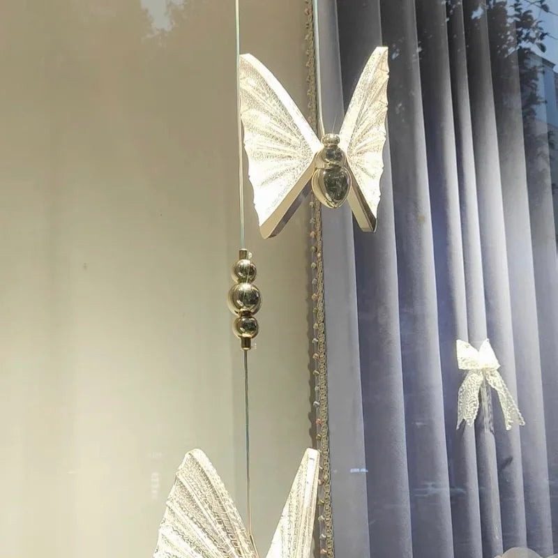 DecorBites™ Crystal Butterfly Pendant Lamp for Bedroom and Kitchen Lighting