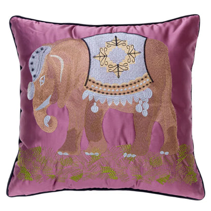 DecorBites™ Elephant Embroidery Pillow Covers for Home Decor and Living Room Sofas