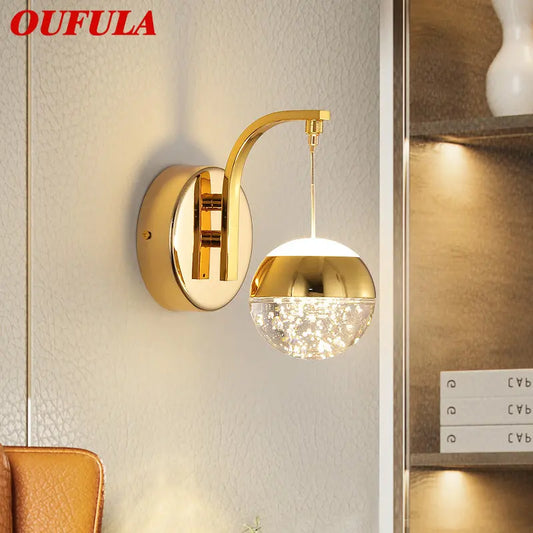 Decorbites™ Gold Kristall Blasen Wandleuchte für die Dekoration von Zuhause und Schlafzimmer