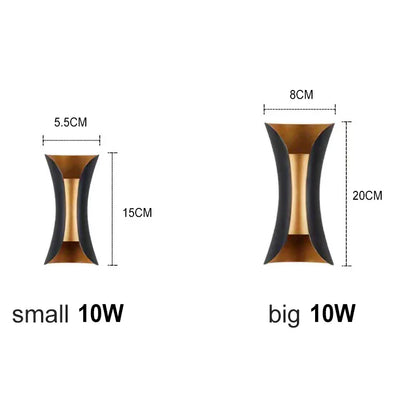 Decorbites™ LED Wasserdichte Wandlampe 10W Modern Luxuriöses Innen- und Außenleuchte