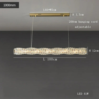 Decorbites™ Glasleuchter LED-Deckenleuchte modern für Wohnzimmer Hotel Speisesaal