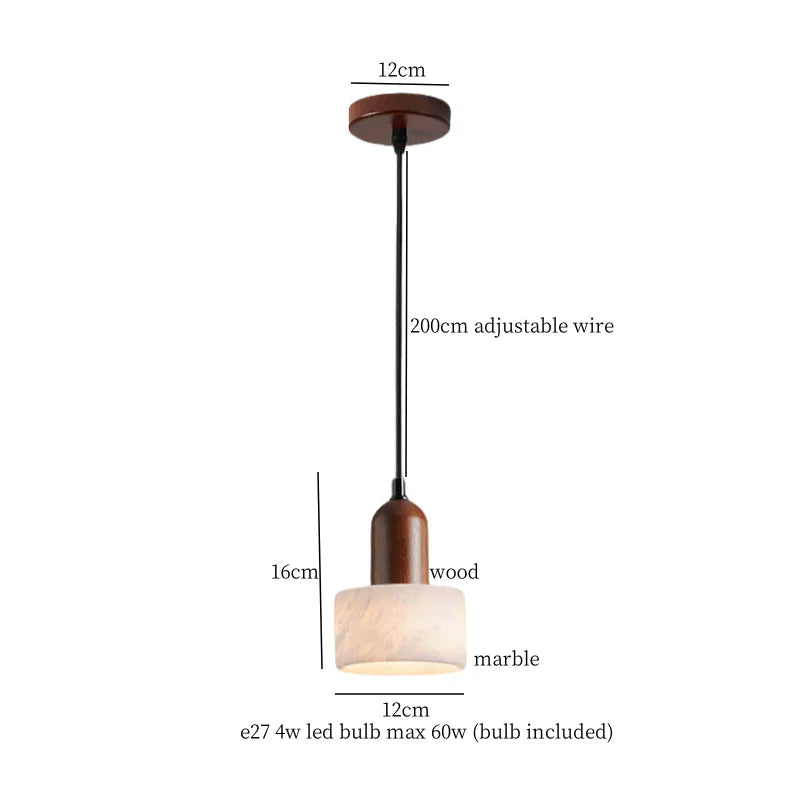 Decorbites™ Eisen-Marmor LED-Pendelleuchte Moderne Hängelampe Innenraumdekoration