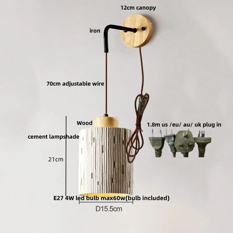 Cement LED Wall Lamp