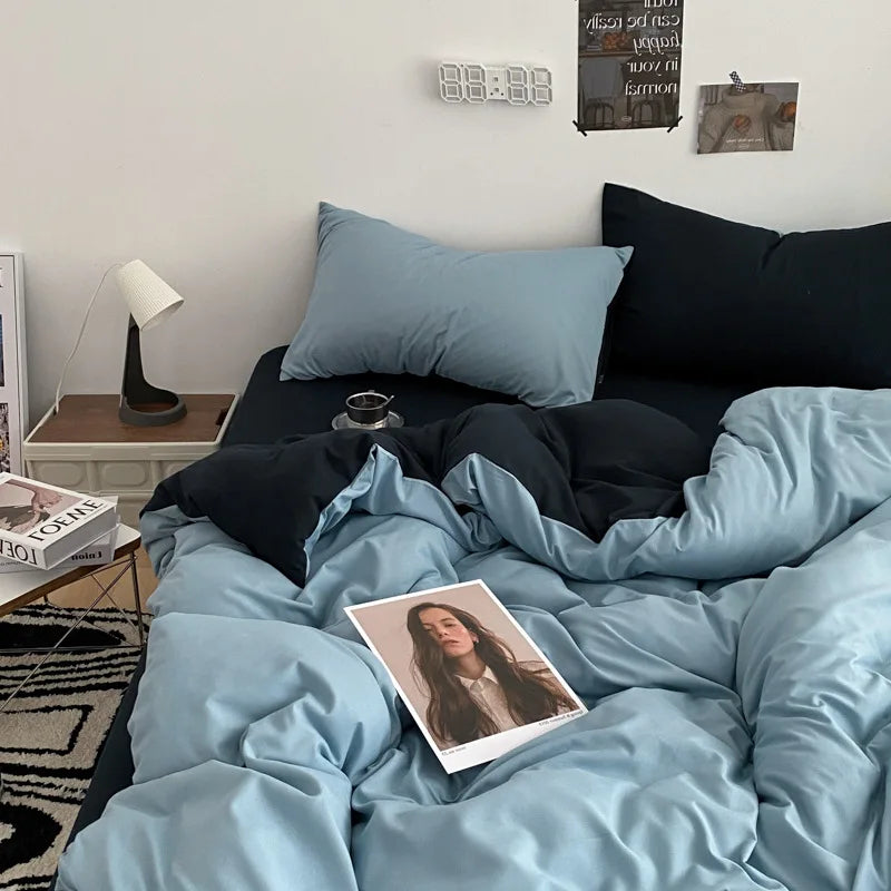 Decorbites™ Baumwoll-Geblümtes Daunenbettbezug Weiche Bettdecke Hautfreundliche Bettwäsche