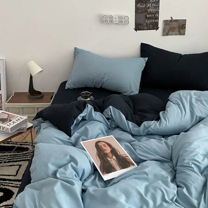 Decorbites™ Baumwoll-Geblümtes Daunenbettbezug Weiche Bettdecke Hautfreundliche Bettwäsche