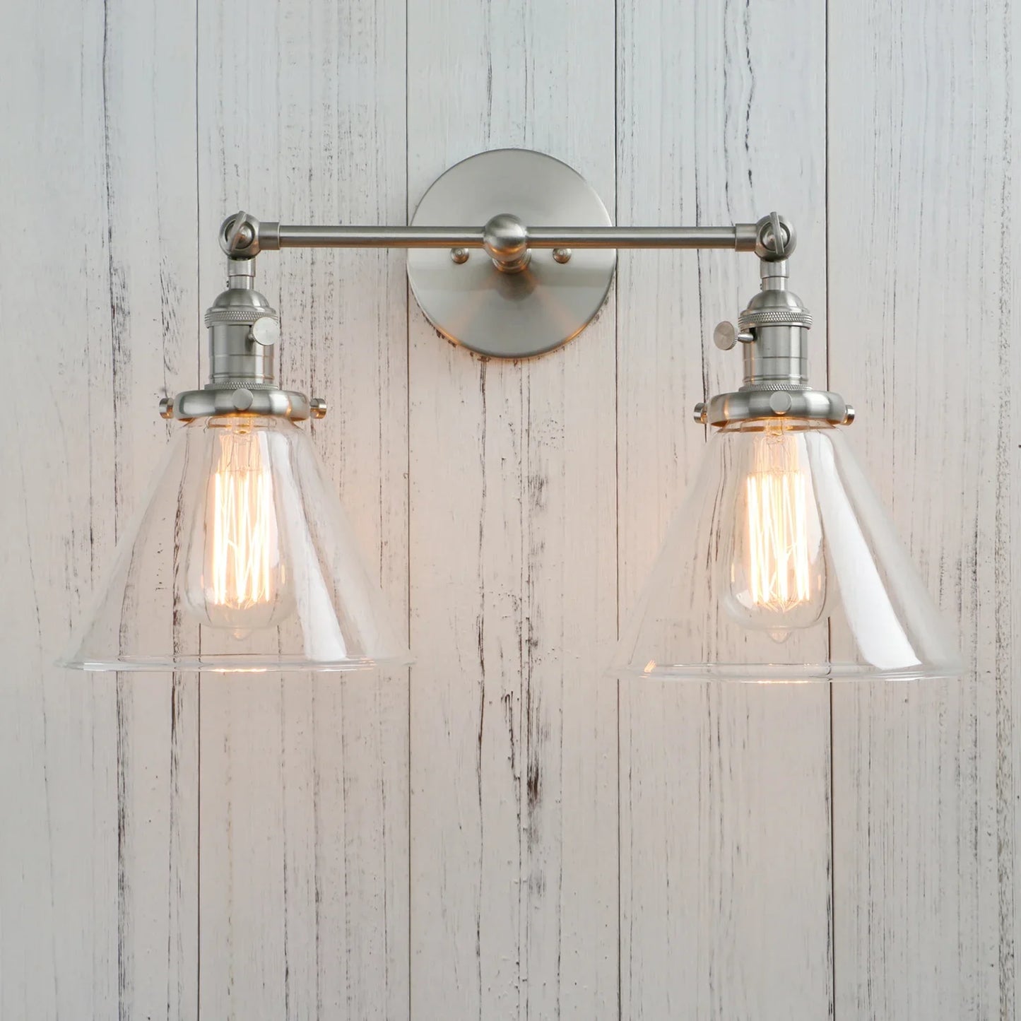Decorbites™ Trichter-Glas-Wandleuchte für Schlafzimmer- und Loft-Dekoration
