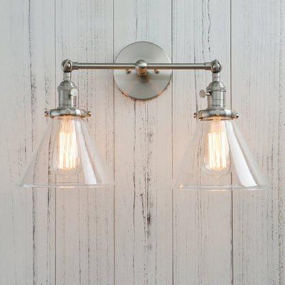 Decorbites™ Trichter-Glas-Wandleuchte für Schlafzimmer- und Loft-Dekoration