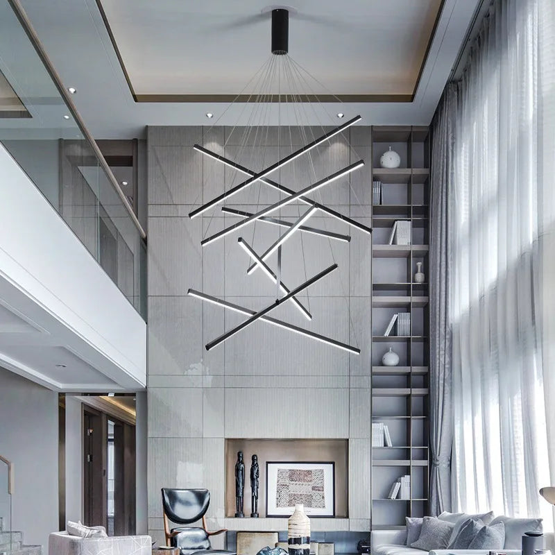 LED Stair Hall Chandelier