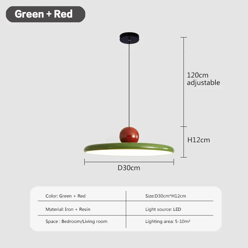 Decorbites™ Sahne-Wind-Scheibe LED-Hängeleuchte für die Innenbeleuchtung