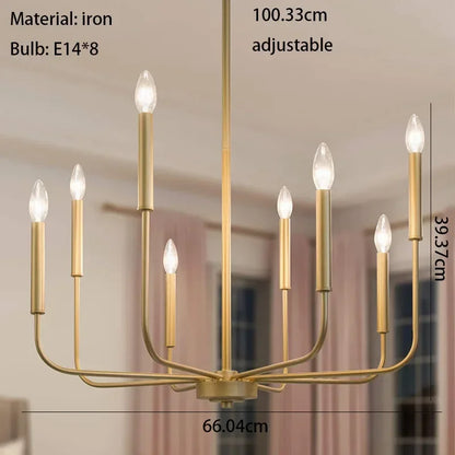 Decorbites™ Eisenastenzweige-Kronleuchter LED-Hängeleuchte – Elegante Wohnraumausstattung