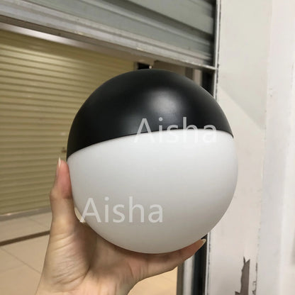 Decorbites™ Glas-Kugelleuchten: Schwarz 15/20 cm LED Hängelampen für Küche und Wohnzimmer