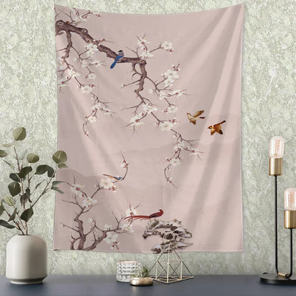 Decorbites™ Fliegender Kran Wandhänger Tapisserie für Zuhause Retro Wanddekoration