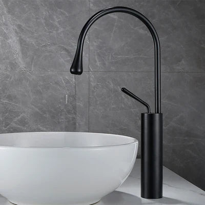 Decorbites™ Gebürsteter Gold Waschbeckenarmatur Heiß Kalt Schwarz Spüle Küche Schwenkbar Wasserhahn