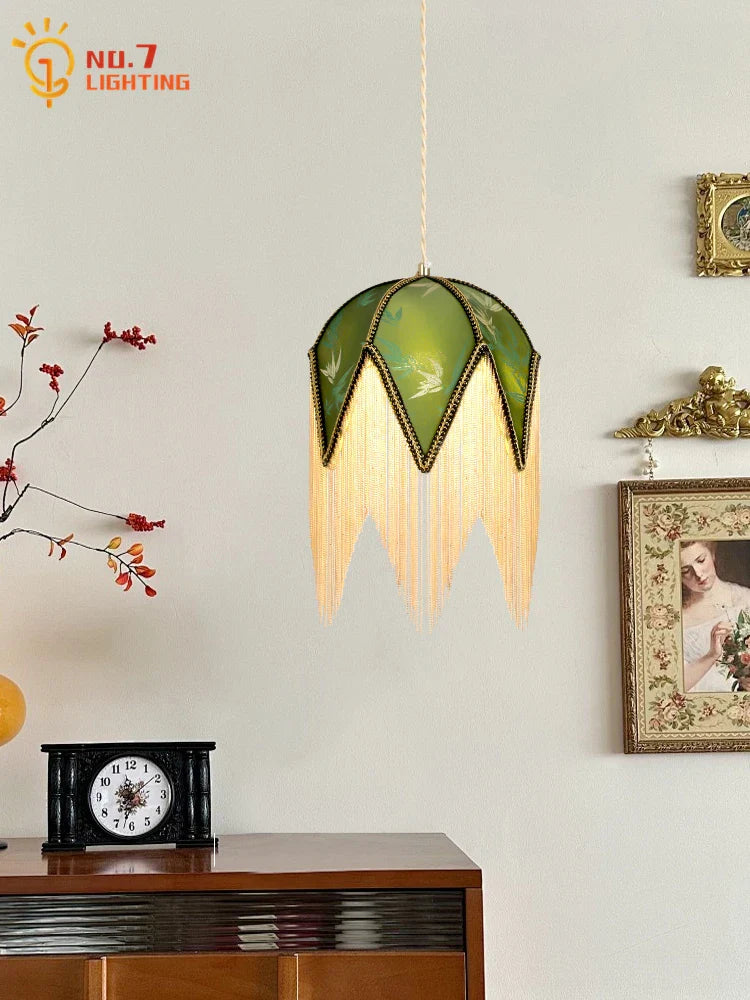 Decorbites™ Kupfer-Quaste-Anhängerleuchten LED E27 Retro-Luxus-Hängeleuchte für die Einrichtung zu Hause