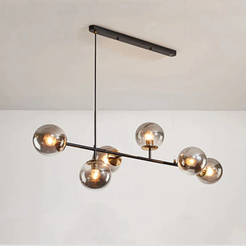 DecorBites™ Glass Ball Pendant Chandelier: Modern Nordic Art Ceiling Lighting for Dining Room & LOFT