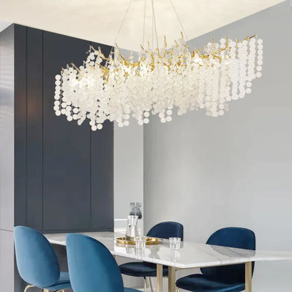 Decorbites™ Kristall-LED-Kronleuchter: Elegantes nordisches Ast-Design für Wohnzimmer, Hotel, Essbereich