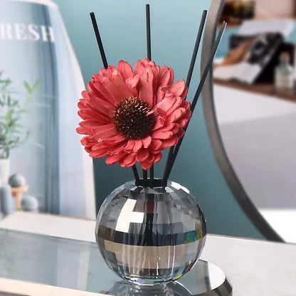 Decorbites™ Kristallkugel-Aromaverstärker mit Zahnbürstenhalter und geometrischer Basis
