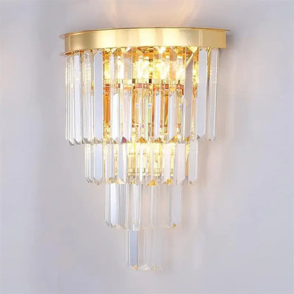 Decorbites™ Kristall Gold Schwarz LED Kronleuchter - Mehrstöckige moderne runde Pendelleuchte