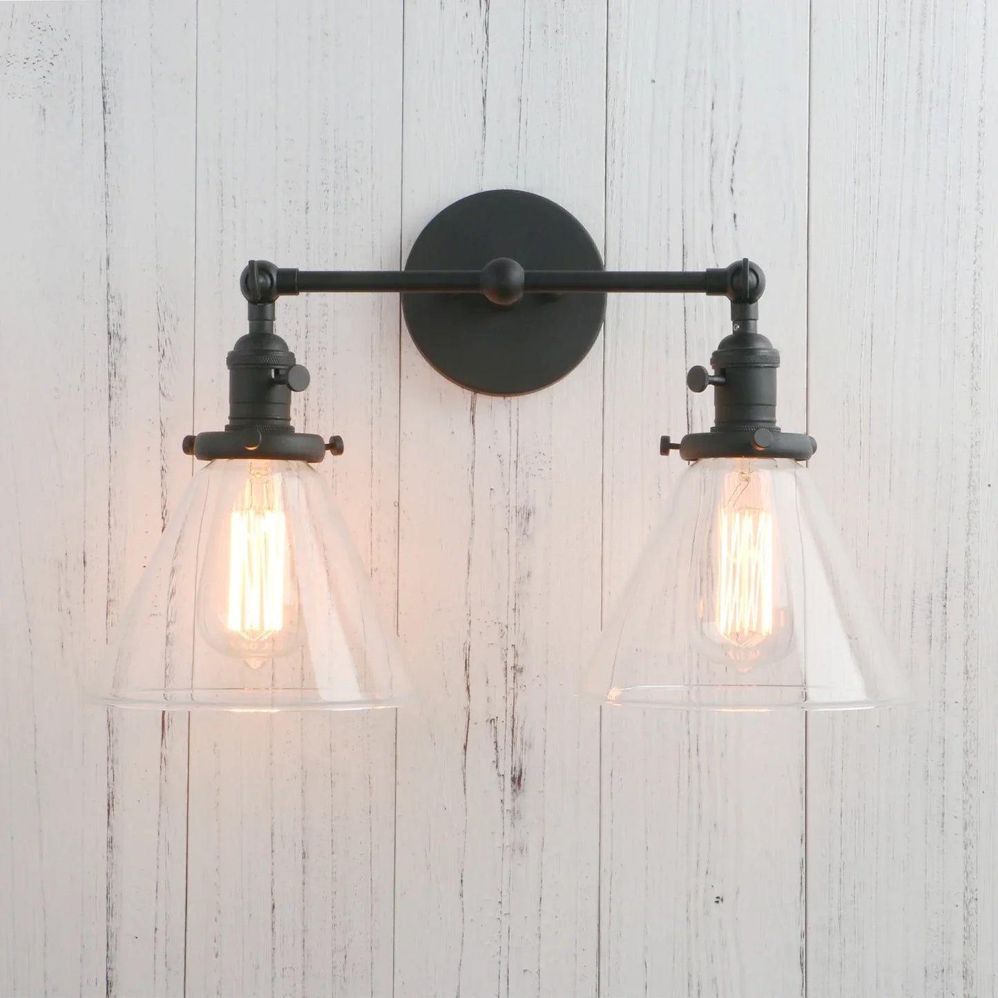 Decorbites™ Trichter-Glas-Wandleuchte für Schlafzimmer- und Loft-Dekoration