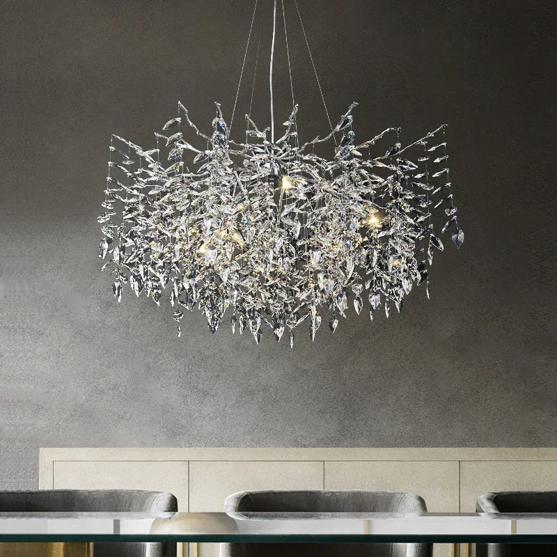 Decorbites™ Kristall-Hängeleuchter Luxus-LED-Beleuchtung Ast-Design für Wohn- und Esszimmer