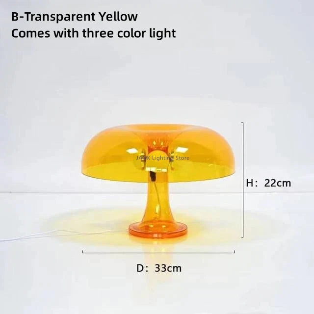 Decorbites™ Design-LED-Pilz-Tischleuchte für modernes minimalistisches Dekor-Beleuchtung im Schlafzimmer & Wohnzimmer