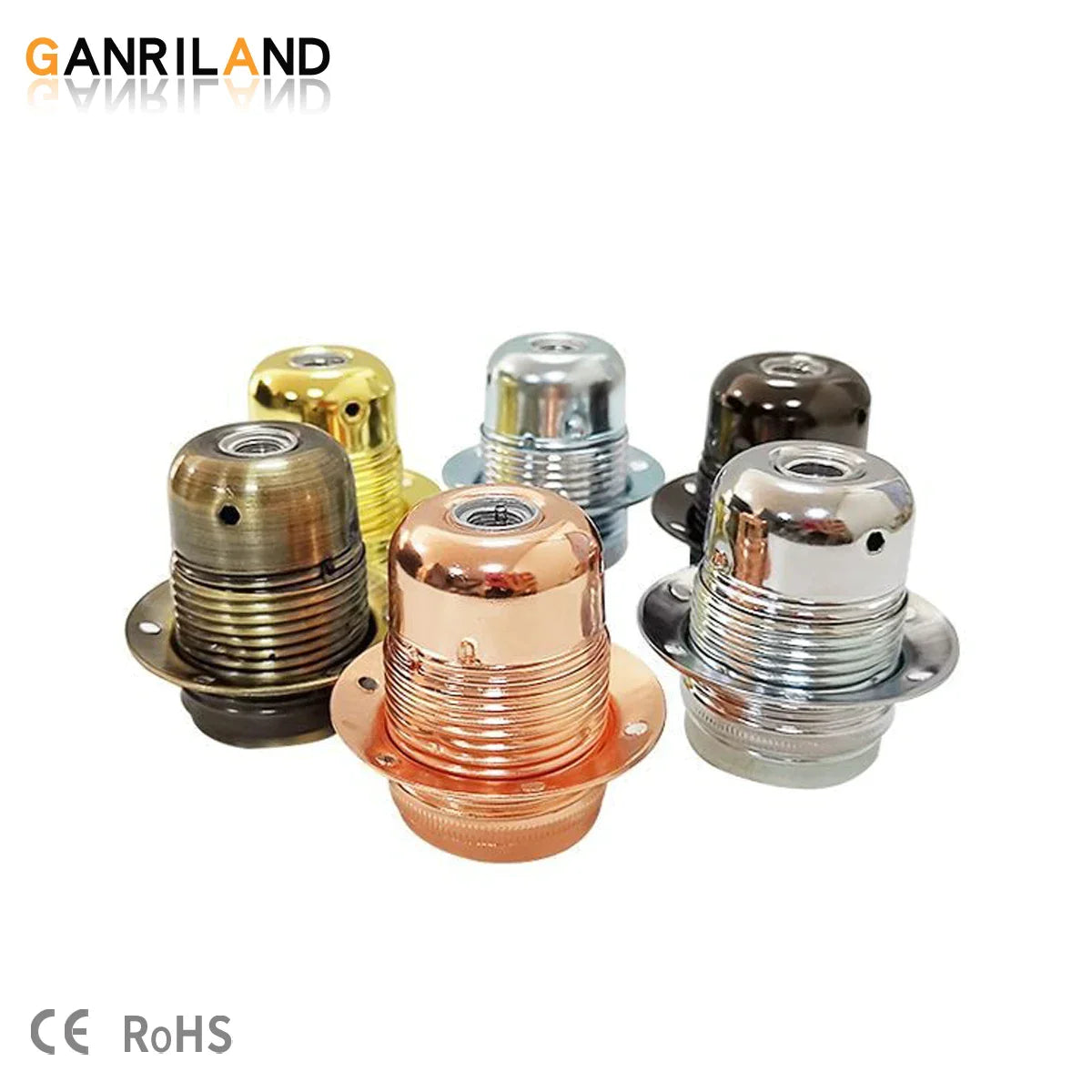 Decorbites™ Industrielle Metalllampenbasis-Halterung E26 E27 Lichtfassungen für Pendellampenschirme