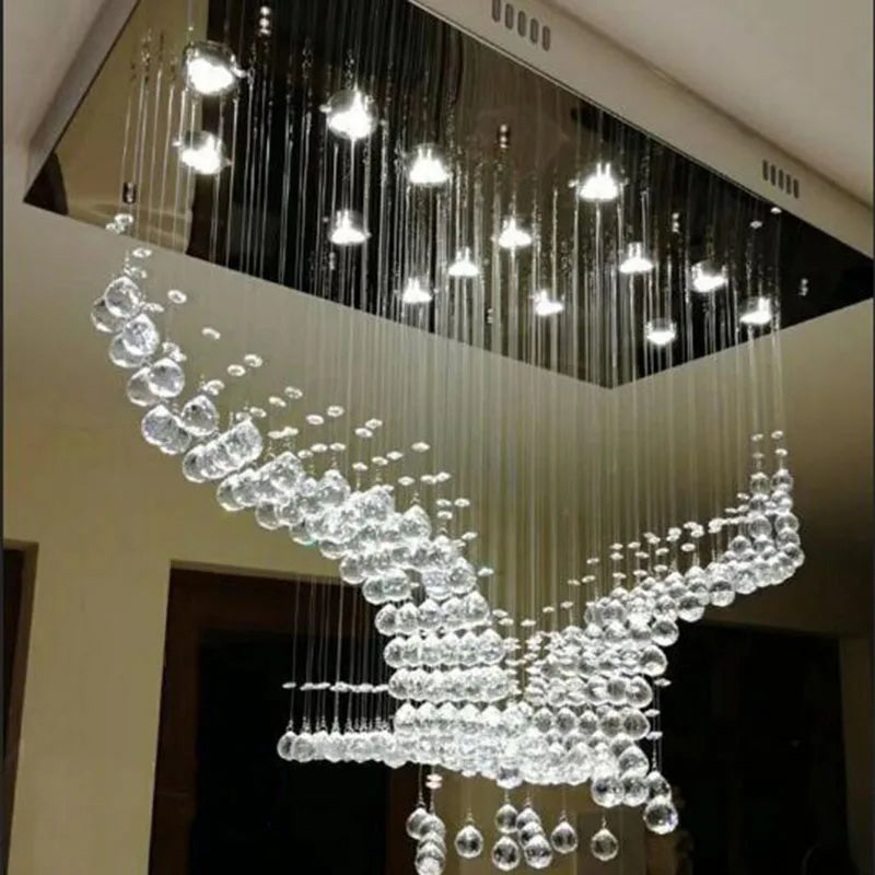 Decorbites™ Adler-Kristall-Leuchter LED-Lichter modernes luxuriöses Design Wohnzimmerbeleuchtung