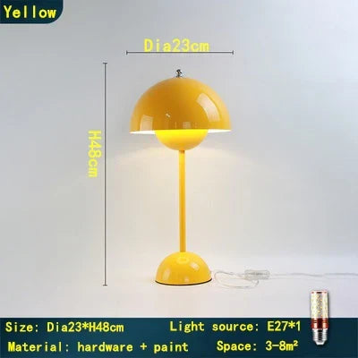 Decorbites™ Eisen-Pilzförmige Macaron-Tischlampe - Moderne Minimalistische LED-Heimdekoration