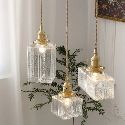 Decorbites™ Eiswürfel-Glas-LED-Hängeleuchte Moderne Heimdekoration Hängelampe