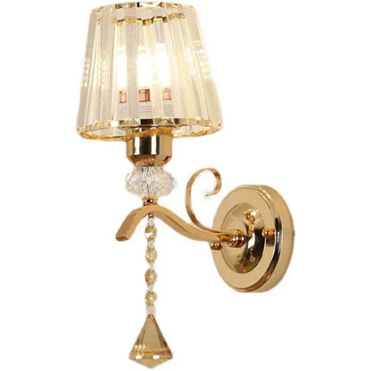 DecorBites™ Crystal LED Wall Lamp for Home Decor - Modern Sconce Light Fixture for Living Room & Bedroom