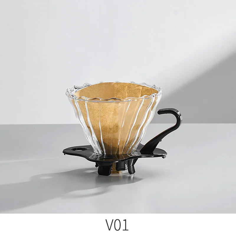 Decorbites™ Glas-Kaffeekocher: Handgefertigter Topf zum Teilen, Filterbecher und Teekanne