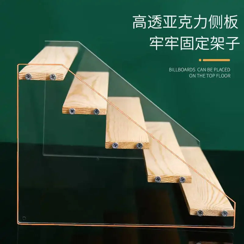 DecorBites™ Acrylic Makeup Organizer Display Stand - 5 Layer Clear Cosmetic Holder