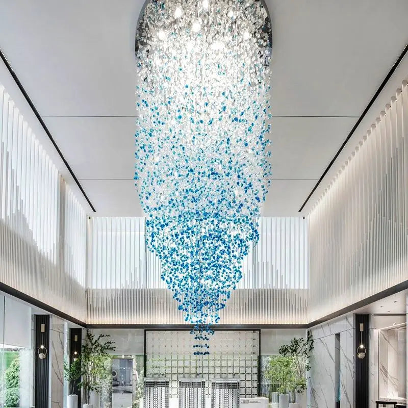 Modern Crystal Staircase Chandelier