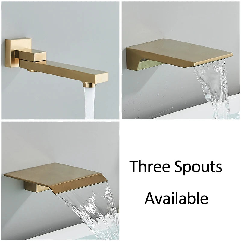 Gold Wall Shower System