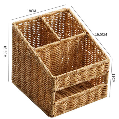 Decorbites™ Desktop-Tischbox-Stifthalter für Kleinteile Organisator Kunststoff-Aufbewahrungsbehälter