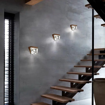 DecorBites™ Crystal Wall Sconce Light for Living Room Bedroom Hallway Lighting