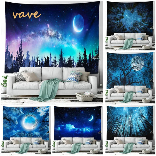Decorbites™ Waldbaum-Landschaft Wandbehang für ästhetische Raumdekoration