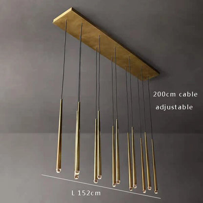 DecorBites™ Crystal Water Drop Ceiling Chandelier for Classic Living Room Decor