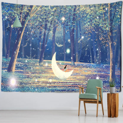 Decorbites™ Dschungel-Tier-Teppich-Wandbehang: Boho-Stil Heimdekoration & Kinderzimmer-Kunst