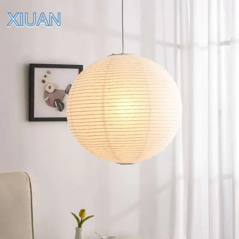 Decorbites™ Japanischer Stil LED E27 Rundkugelleuchte als Hängeleuchte für die Wohnraumgestaltung