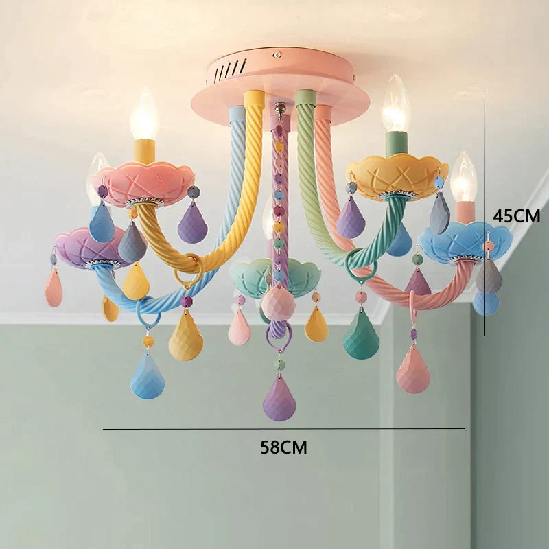 Decorbites™ Kinderzimmer LED-Macarons-Deckenleuchter für Jungen und Mädchen Schlafzimmerdekoration