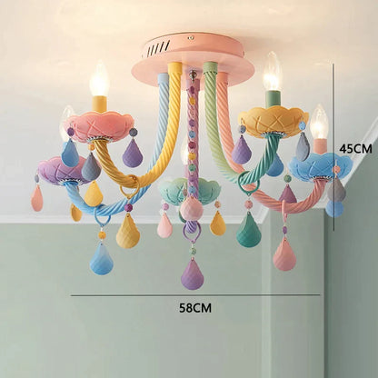 Decorbites™ Kinderzimmer LED-Macarons-Deckenleuchter für Jungen und Mädchen Schlafzimmerdekoration