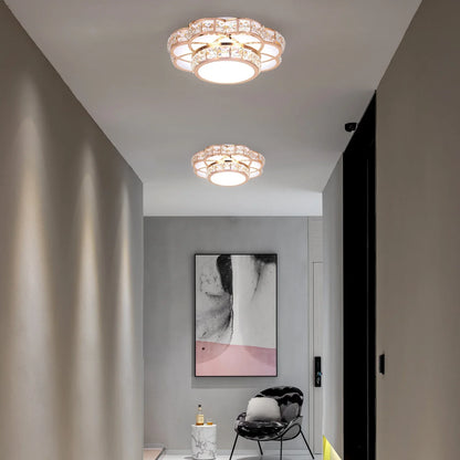 Decorbites™ Kristall-LED-Kronleuchter Deckenleuchte Modern Elegantes Innenraum-Dekor-Leuchten