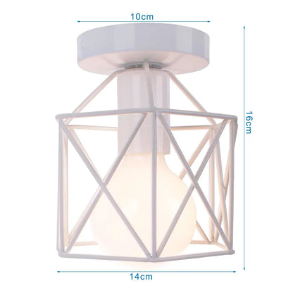 Decorbites™ Industrielle E27 Deckenlampe: Vintage Retro Loft Stil für die Dekoration im Wohnzimmer und in der Küche zu Hause