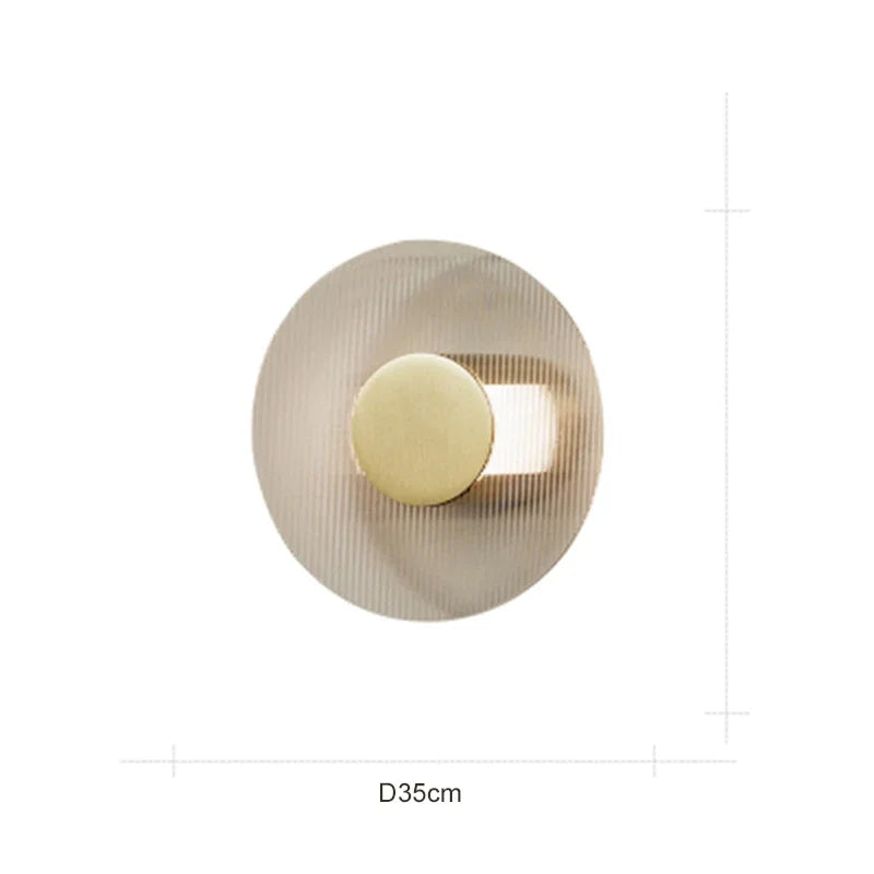 Decorbites™ Elegante Glas-Wandleuchte für Schlafzimmer, Wohnzimmer – Retro Designer Luxusbeleuchtung