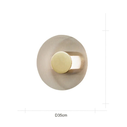 Decorbites™ Elegante Glas-Wandleuchte für Schlafzimmer, Wohnzimmer – Retro Designer Luxusbeleuchtung