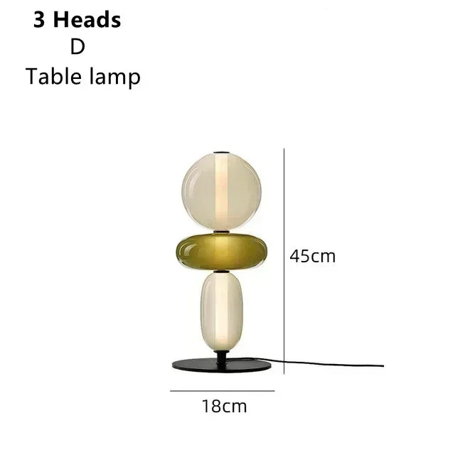 Decorbites™ Glasbodenleuchte LED Tischlampe – Italienisches Design Hohe Qualität
