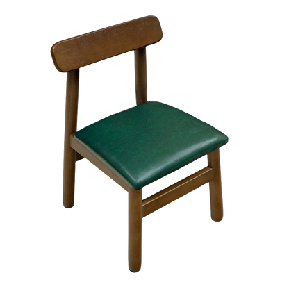 DecorBites™ Bamboo Low Stool with Backrest - Portable Household Folding Mazza Chair