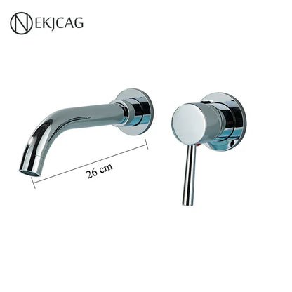 DecorBites™ Gold Basin Faucet: Single Handle, Hot & Cold Water, Matte Black Finish