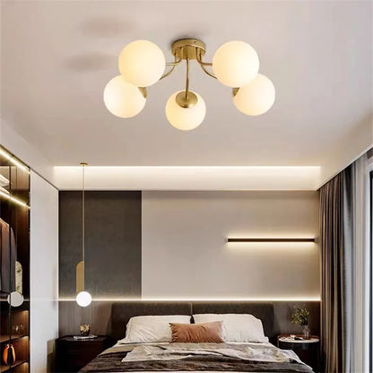 DecorBites™ Glass Bubble LED Ceiling Light for Living Room Kitchen Bedroom